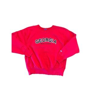 VTG Champion Reverse Weave Sweatshirt University Of Georgia Bulldogs Sz XL